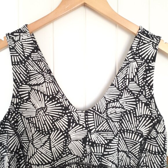 NWT Title Nine Dream Dress Updated V-Neck Pockets in Sparkler Black Size M - Picture 4 of 16